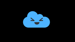 Animated Emoji - Emoji Cloud Thunder